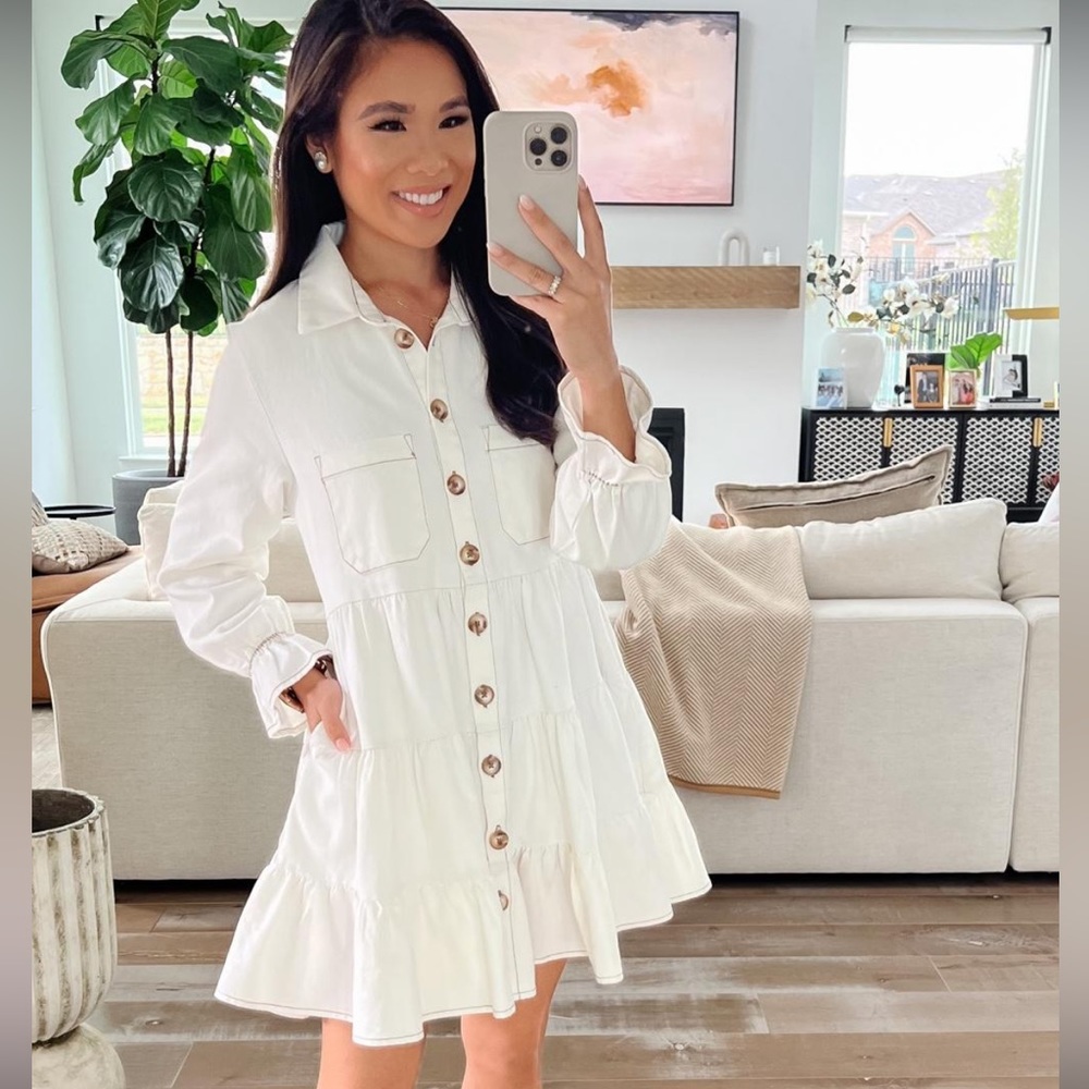 Petal & Pup Zubaira Dress White